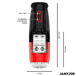 masturbateur vagin automatique storm 10 modes de rotation et de poussée