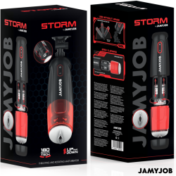 masturbateur vagin automatique storm 10 modes de rotation et de poussée
