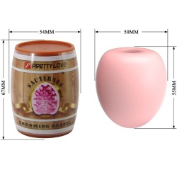 masturbateur pour homme oeuf rose modèle 2