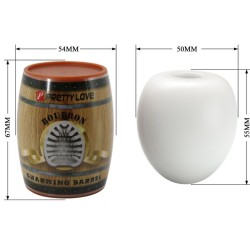 masturbateur homme blanc d'oeuf modèle 2