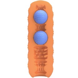 masturbateur pour homme à deux boules orange