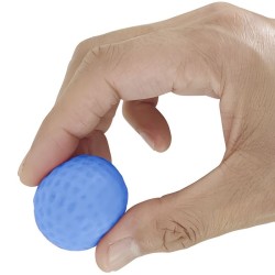 masturbateur pour homme à deux boules orange
