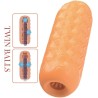 masturbateur pour homme à deux boules orange