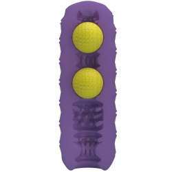masturbateur pour homme à deux boules violet