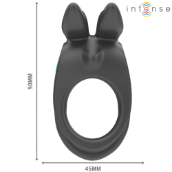 sam vibrateur double anneau pénis 10 vibrations noir