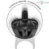 mabel anneau vibrant 10 vibrations avec stimulateur de clitoris noir