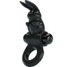 anneau vibrateur excitant rabbit 10 vibrations noir