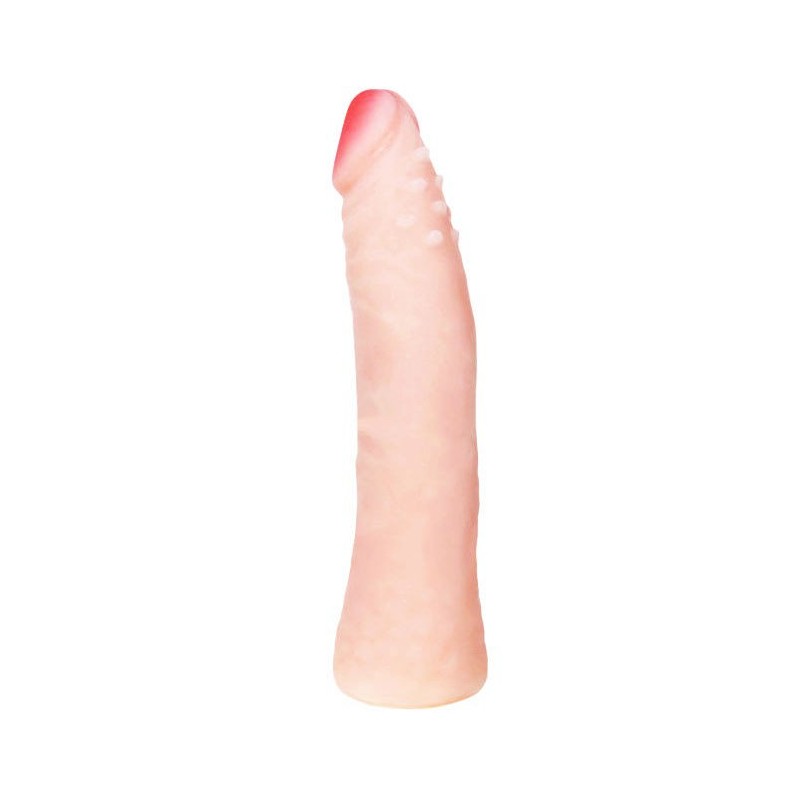 gode en silicone réaliste au toucher de la peau 19 cm couleur aléatoire de la boîte