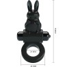 anneau vibrateur excitant rabbit 10 vibrations noir