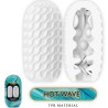 masturbateur pour homme en silicone hot wave blanc