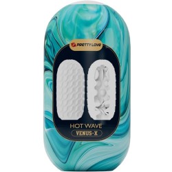 masturbateur pour homme en silicone hot wave blanc