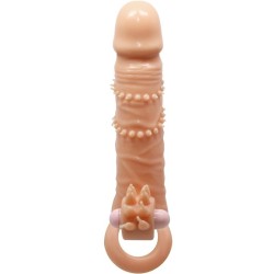 connor manchon de pénis + stimulateur de clitoris chair
