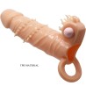 connor manchon de pénis + stimulateur de clitoris chair