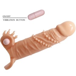 connor manchon de pénis + stimulateur de clitoris chair