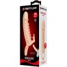 emmit manchon pour pénis + stimulateur de clitoris chair