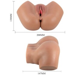 hailey vibrateur fesses avec vagin et anus réalistes mulatto contrôle à distance