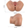 hailey vibrateur fesses avec vagin et anus réalistes mulatto contrôle à distance