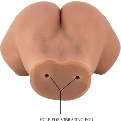 hailey vibrateur fesses avec vagin et anus réalistes mulatto contrôle à distance