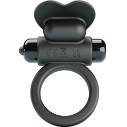 bague vibrante debonaire lapin 10 vibrations noire