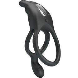 seth double anneau vibrant lapin 7 vibrations noir