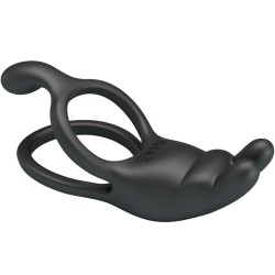 seth double anneau vibrant lapin 7 vibrations noir
