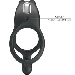 seth double anneau vibrant lapin 7 vibrations noir