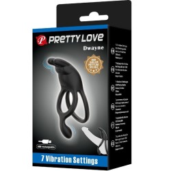 seth double anneau vibrant lapin 7 vibrations noir
