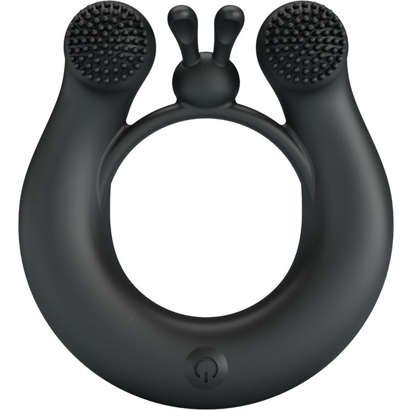 anneau vibrant dahlia + stimulateur de clitoris 12 vibrations noir anneau vibrant dahlia + stimulateur de clitoris 12 vibrations noir