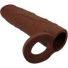 manchon de pénis kaile avec extension de 2,5 cm mulatto