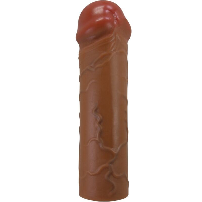 manchon de pénis nile avec extension de 2,5 cm mulâtre manchon de pénis nile avec extension de 2,5 cm mulâtre