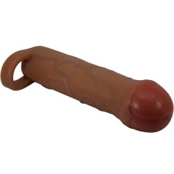manchon de pénis pour oignon avec extension de 2,5 cm mulatto