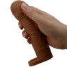 manchon de pénis pour oignon avec extension de 2,5 cm mulatto