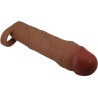 manchon de pénis hani avec extension de 5 cm mulâtre