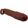 manchon de pénis gerd avec extension de 7,6 cm mulâtre