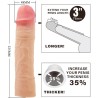 manchon de pénis chelsea avec extension de 7,6 cm de chair