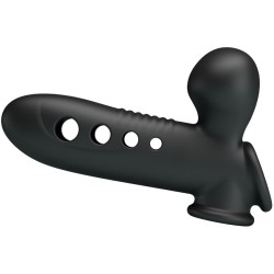 manchon pénis crane avec airbag noir