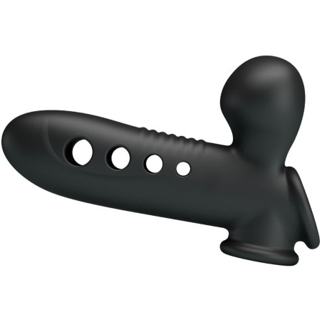 manchon pénis crane avec airbag noir