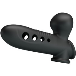 manchon pénis crane avec airbag noir