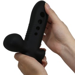 manchon pénis crane avec airbag noir
