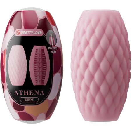 masturbateur pour homme en silicone athena eros rose