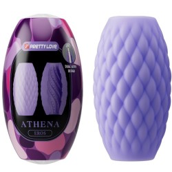 masturbateur pour homme en silicone athena eros violet