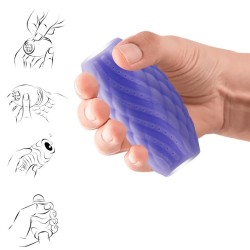 masturbateur pour homme en silicone athena eros violet