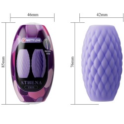 masturbateur pour homme en silicone athena eros violet