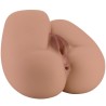 vibrateur bernace ass avec vagin et anus réalistes télécommande