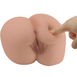 vibrateur bernace ass avec vagin et anus réalistes télécommande
