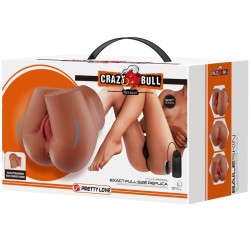 vibrateur bernace ass avec vagin et anus réalistes télécommande
