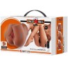 vibrateur bernace ass avec vagin et anus réalistes télécommande