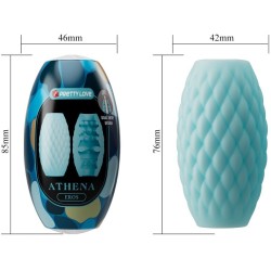 masturbateur pour homme en silicone athena eros bleu ciel