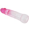 gaine d'agrandissement réaliste neron 6 cm pour pénis rose