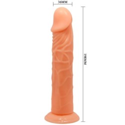 gode réaliste vive 19.8 cm couleur naturelle